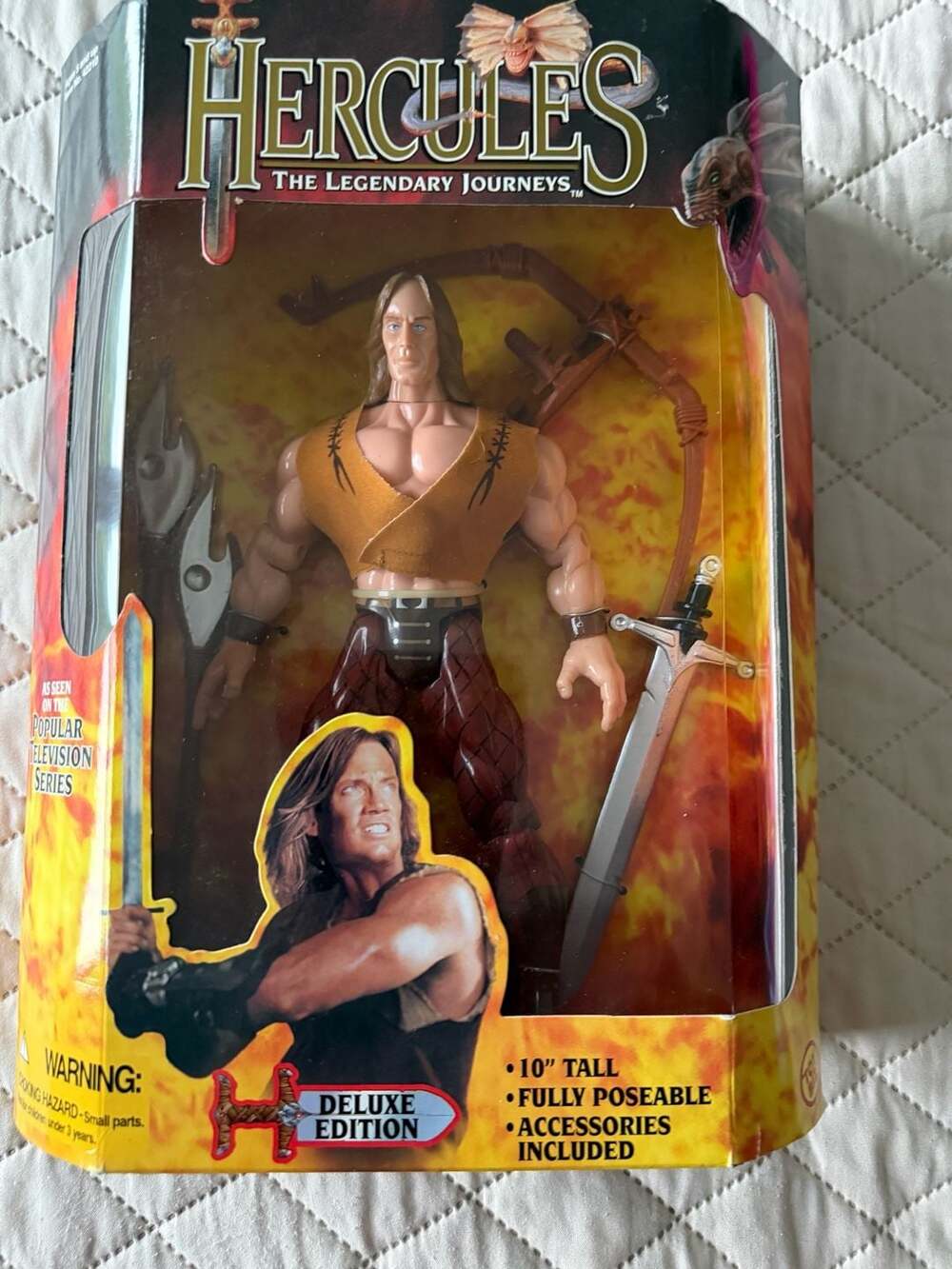 1995 Toy Biz Hercules: The Legendary Journeys Deluxe Edition 10" Action Figure